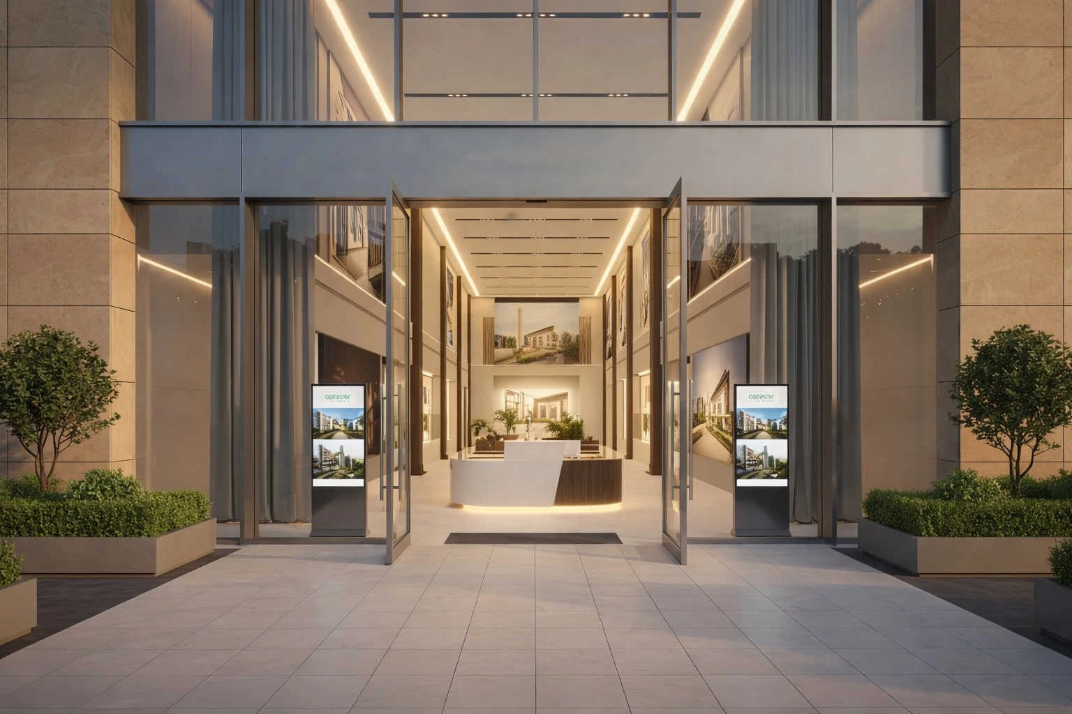 Godrej Nexspace Panvel - Tower Entrance Lobby