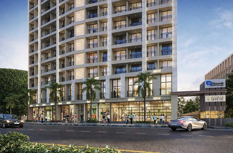 Raunak Serene Pokhran Road 1 - Project Entrance View