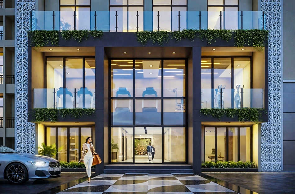 Raunak Serene Pokhran Road 1 - Project Entrance View 2
