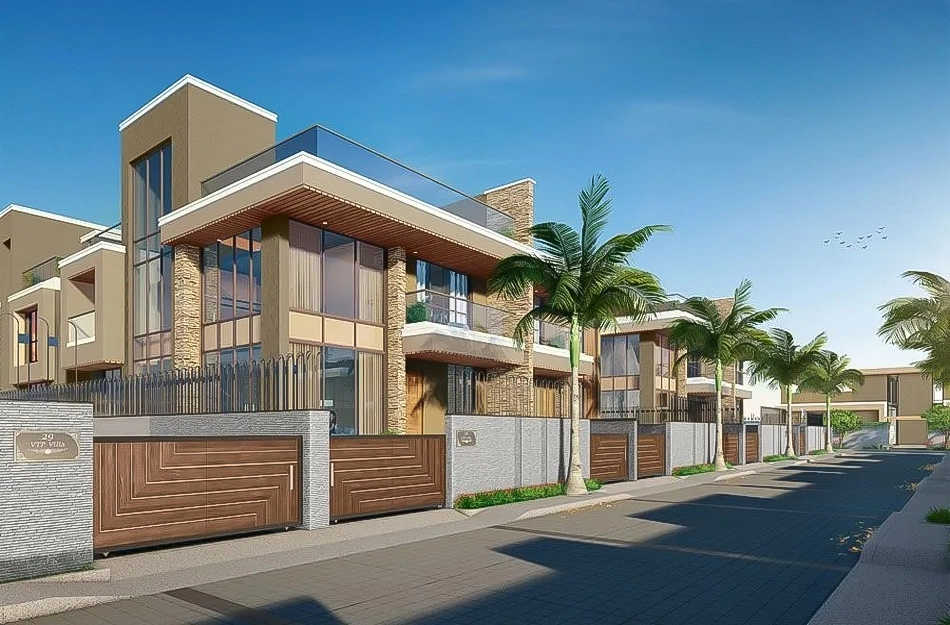 VTP Velvet Villas Kharadi - Elevation