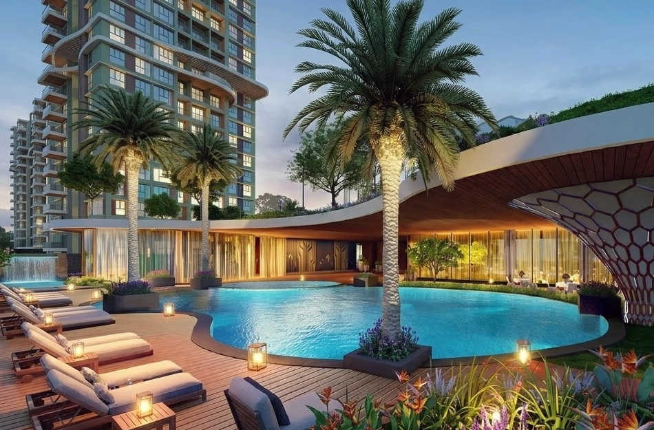 Runwal Lands End Kolshet Road - Swimming Pool