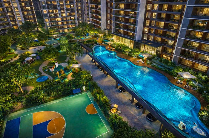 Prestige Garden Trails Mira Road - Swimming Pool 2