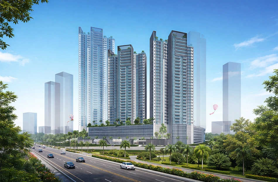 Raheja Atlantis Juinagar - Elevation