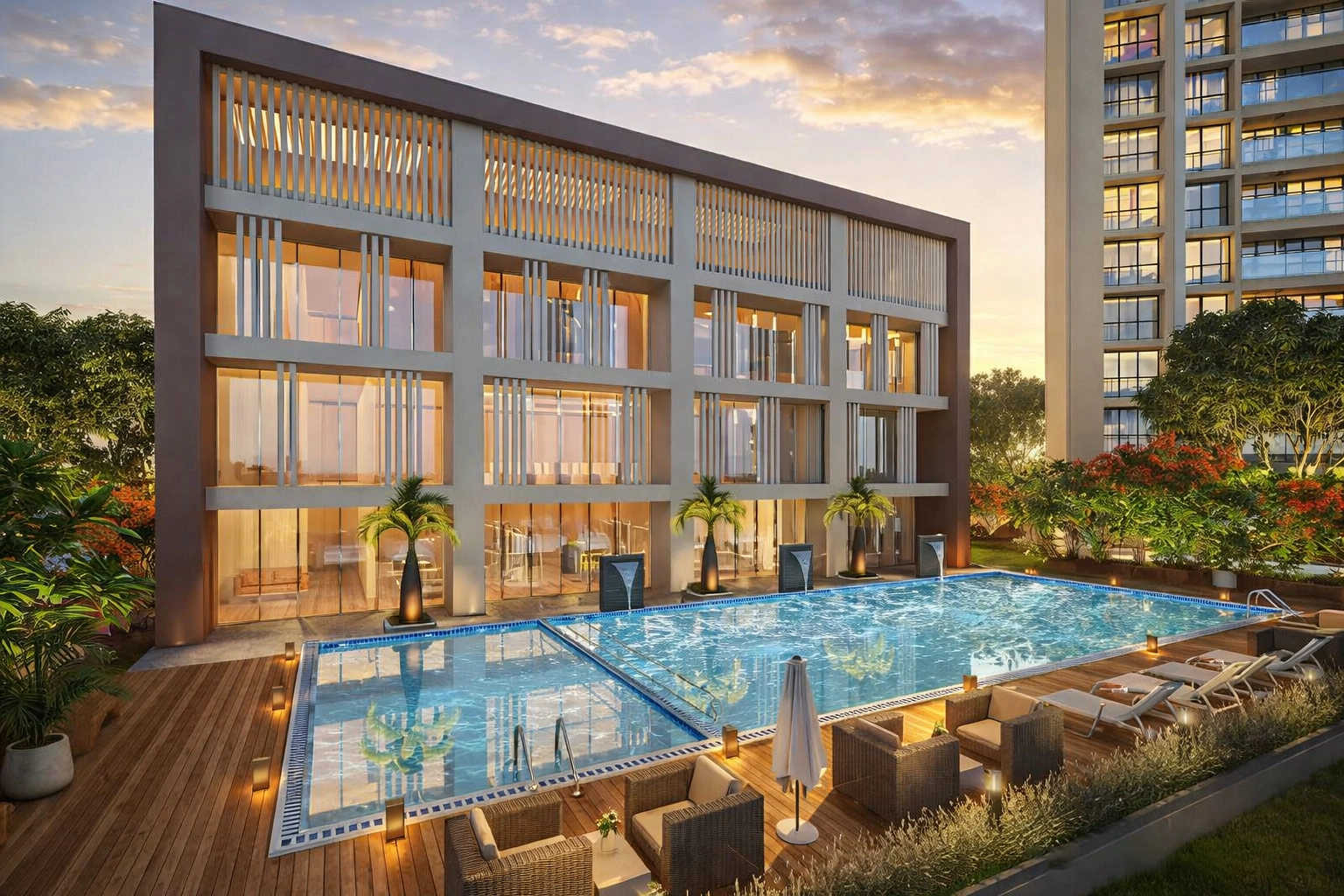 GeeCee Emerald Kharghar - Swimming Pool