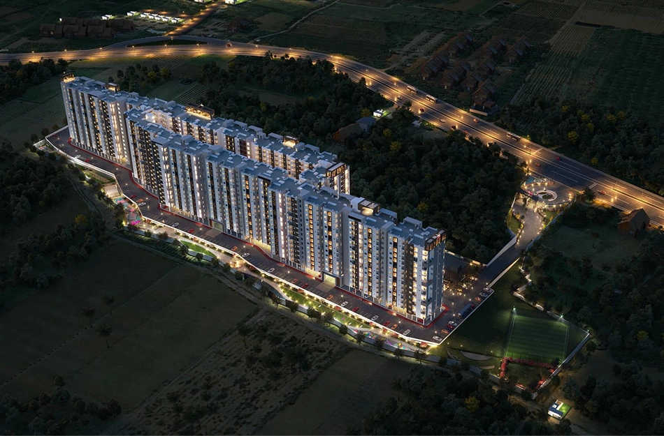 Sowparnika Euphoria Whitefield - Elevation 2 - Image 2