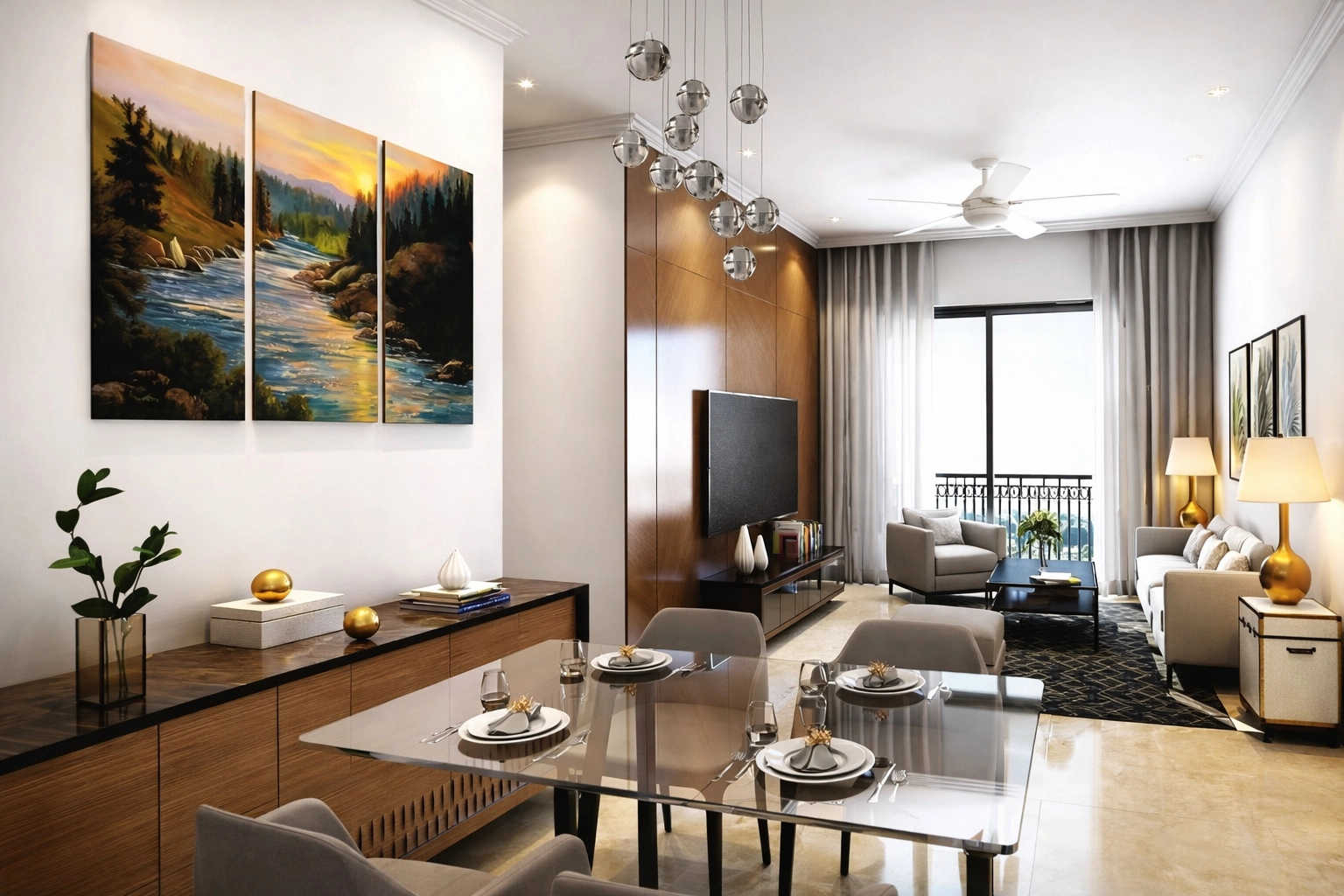 Ajmera Mission Mumbai Bhandup - Living Room