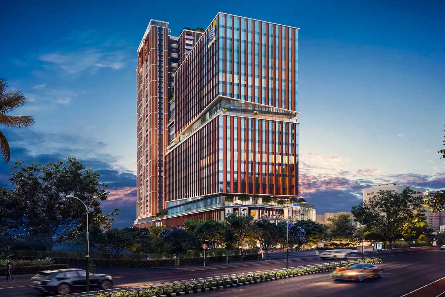 Brigade Icon Anna Salai - Elevation 2