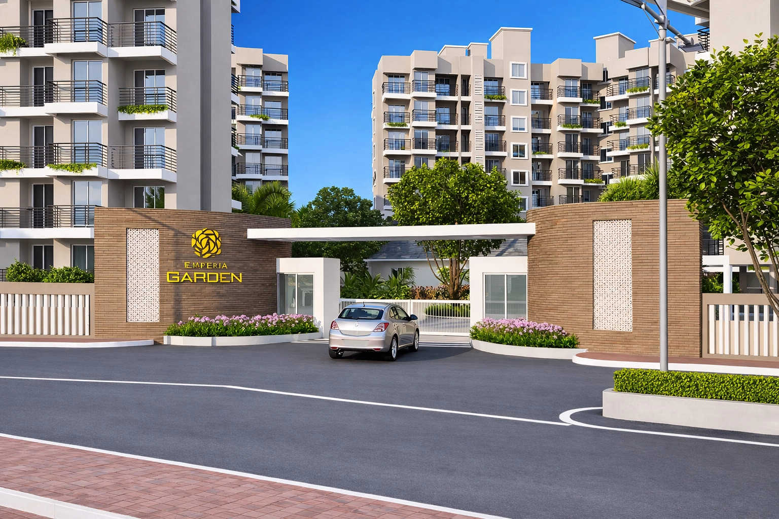 Akshar Emperia Garden Panvel - Project Entrance View