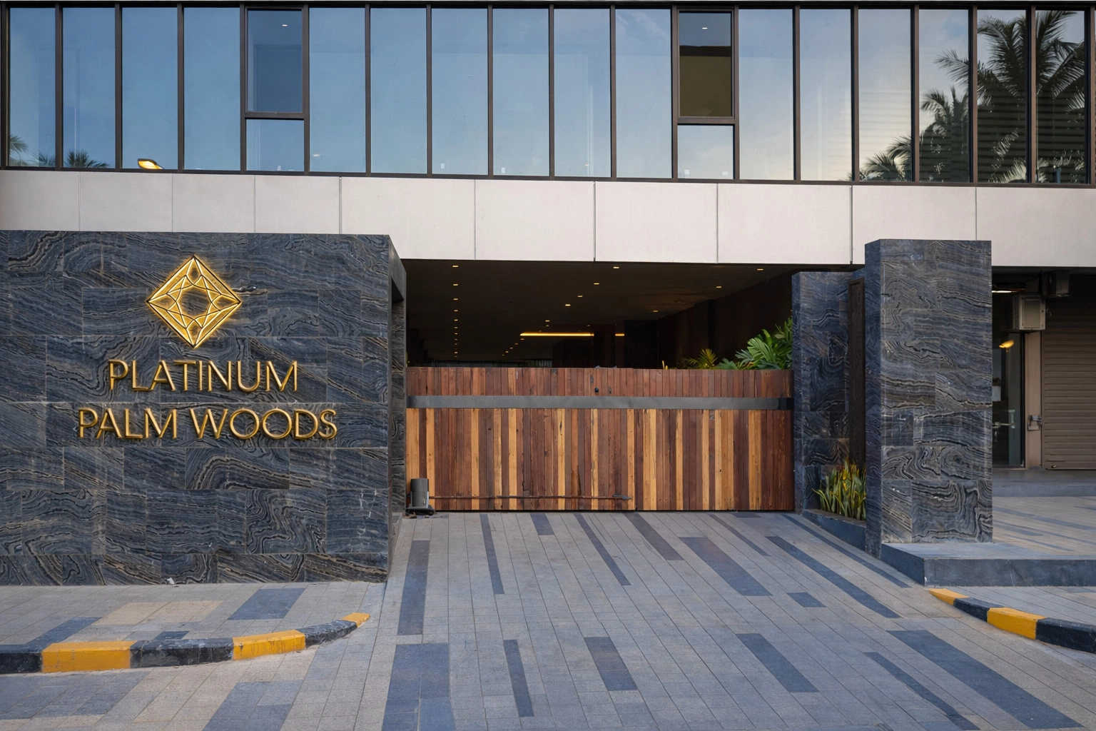 Platinum Palm Woods Seawoods - Project Entrance View