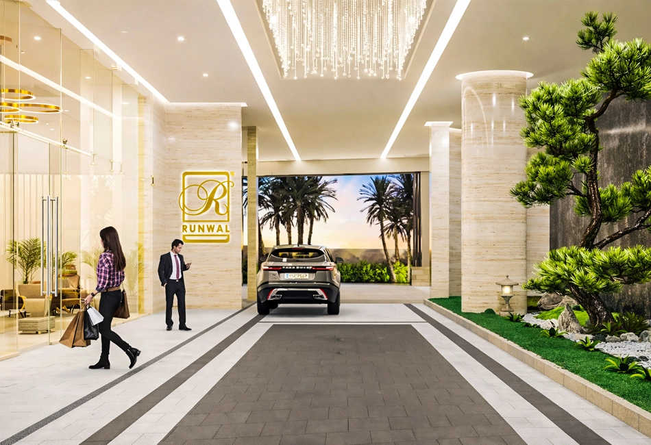 Runwal Zenith Balkum - Project Entrance View