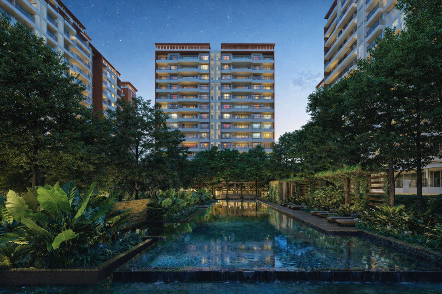 Godrej Woods Thanisandra - Swimming Pool