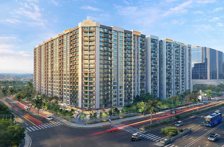 L&T West Square Seawoods - Elevation