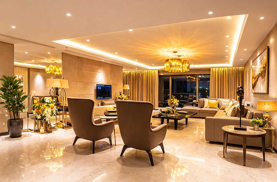 Sunteck BKC Bandra - Living Room