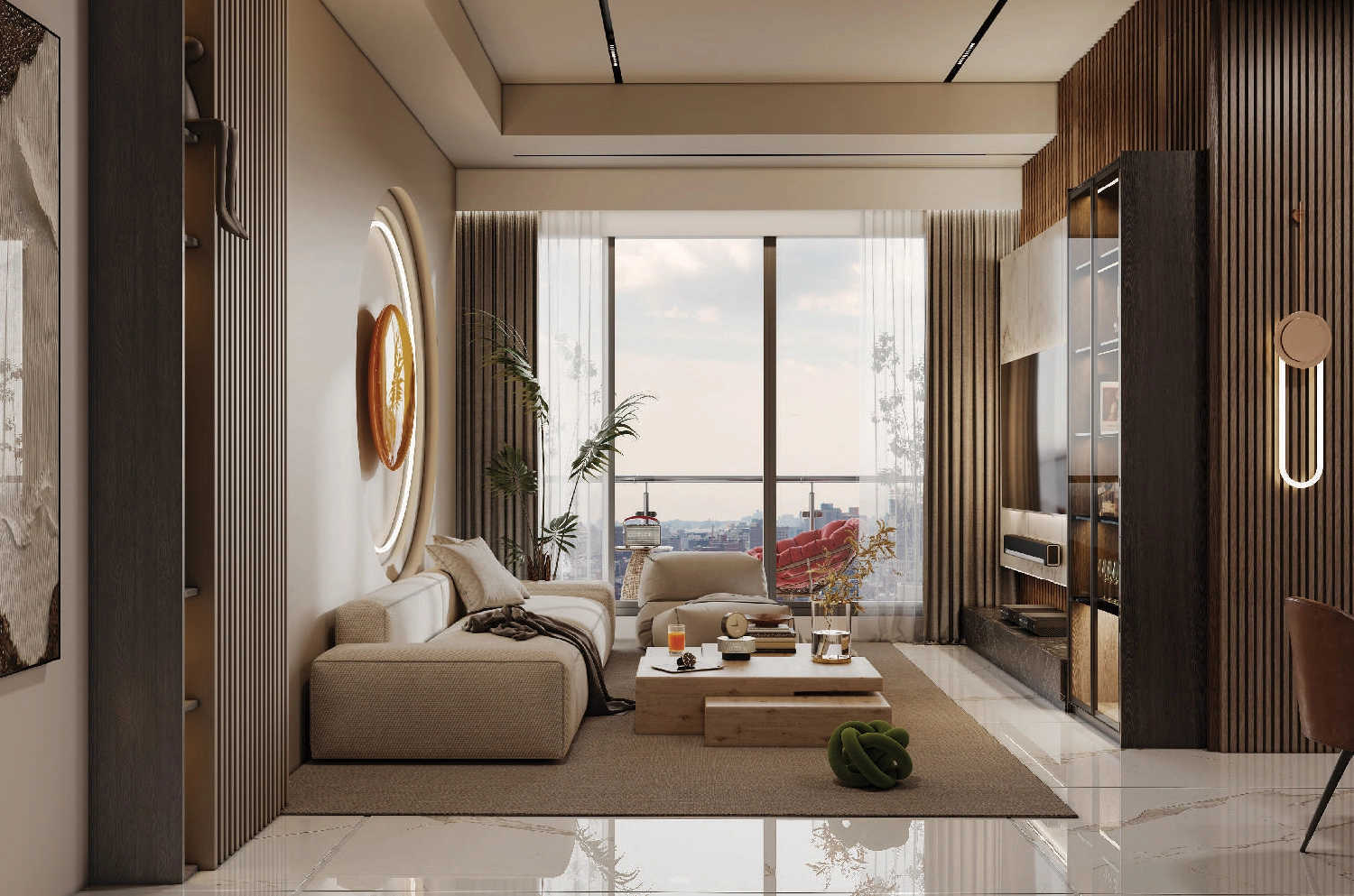Juhi Empressa Sanpada - Living Room