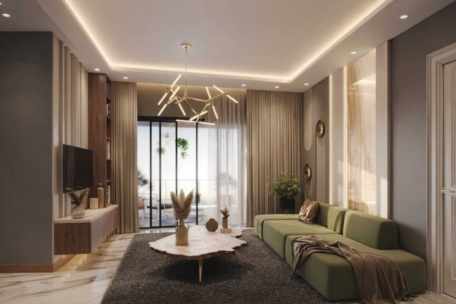 Embassy Edge Navarathna Agrahara - Living Room