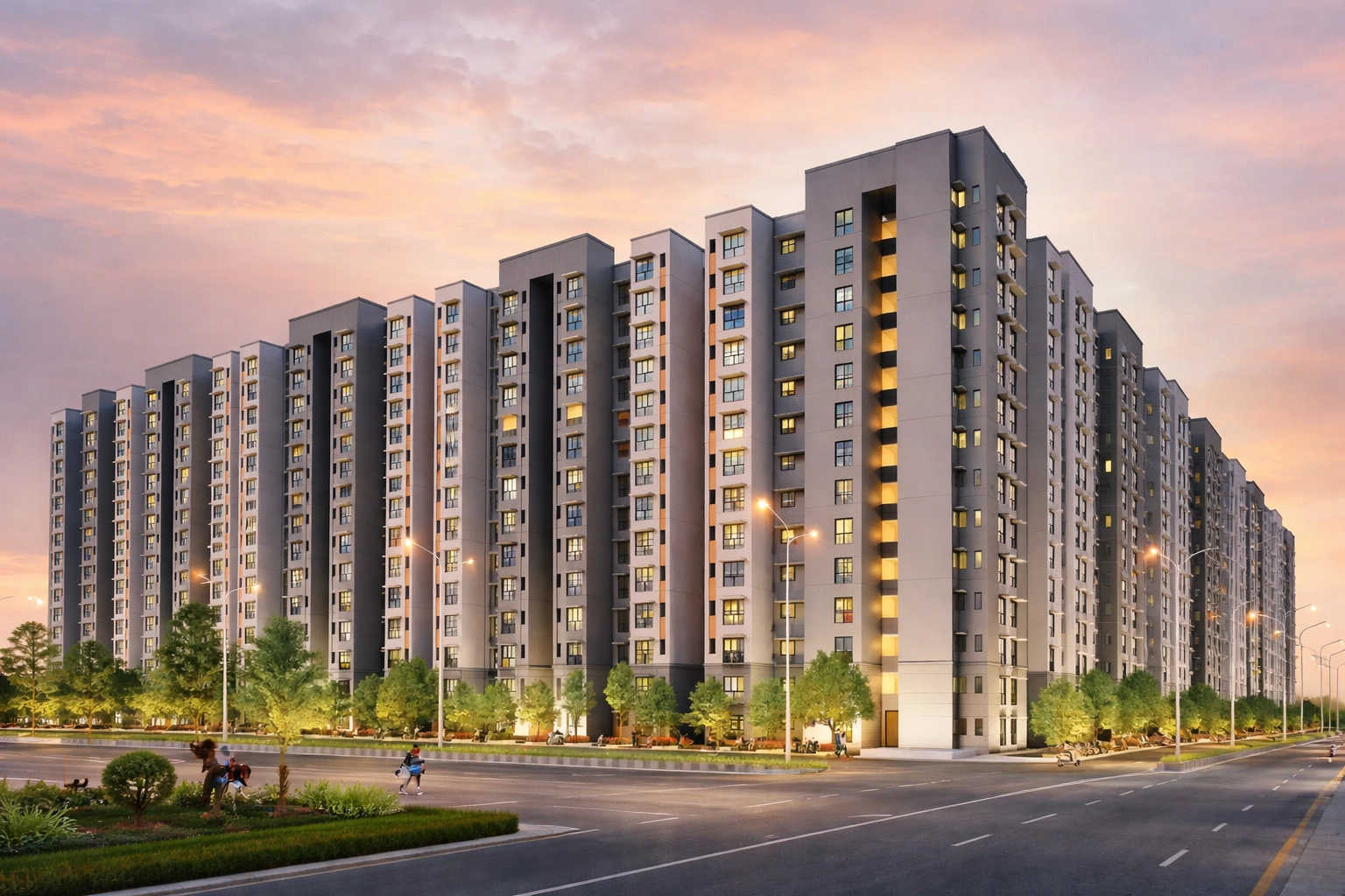 Lodha Crown Taloja Taloja - Elevation