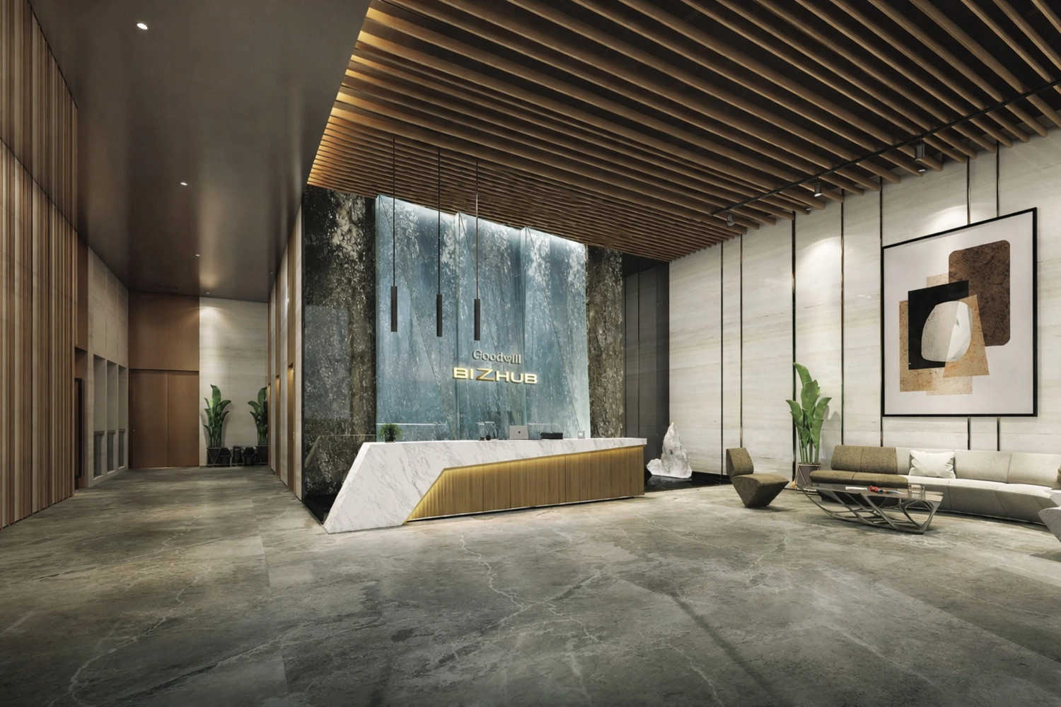 Goodwill Bizhub Turbhe - Tower Entrance Lobby