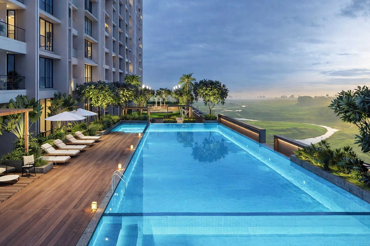 Satyam Showstopper Kharghar - Swimming Pool