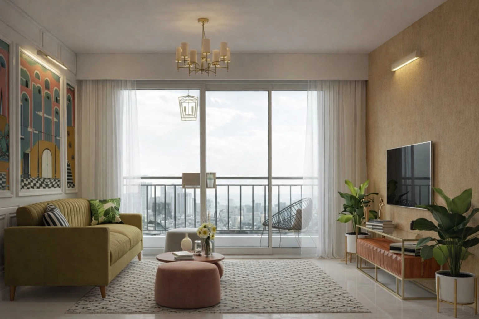 Brigade Valencia Banahalli - Living Room