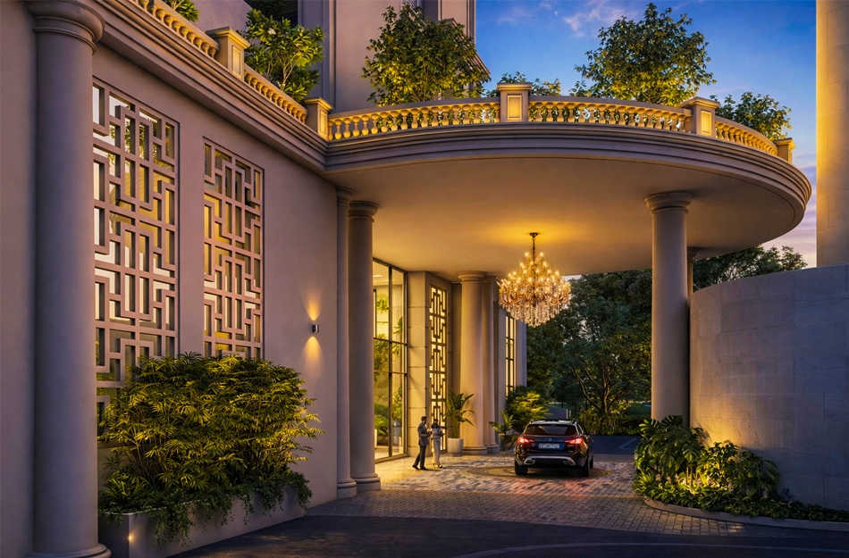 Hiranandani Krisala Township Hinjewadi - Tower Entrance Lobby 2