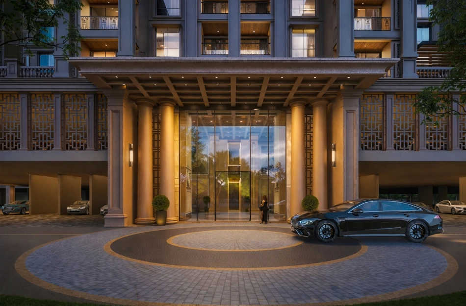 Hiranandani Krisala Township Hinjewadi - Tower Entrance Lobby