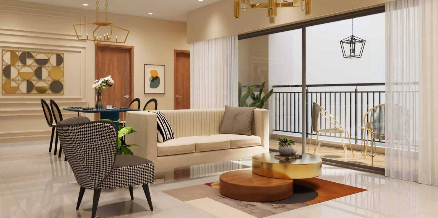 Brigade Orchards Devanahalli - Living Room
