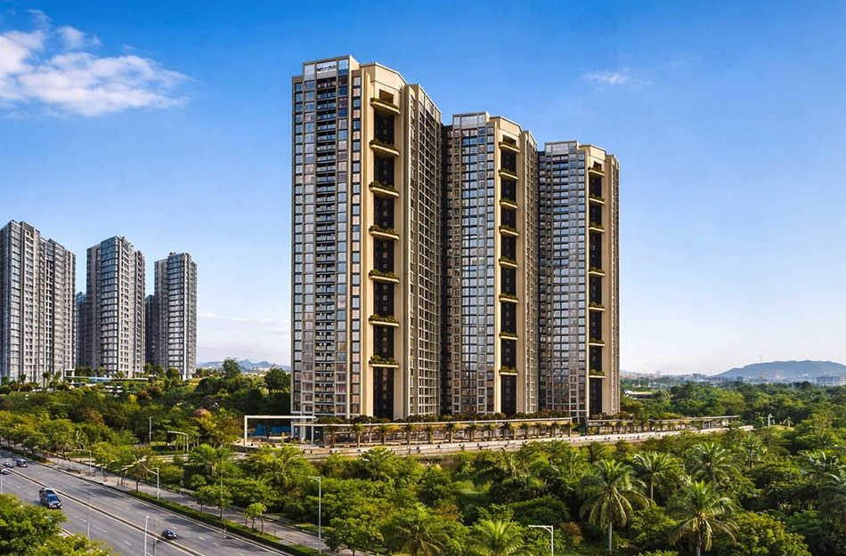 Raheja World Residences Juinagar - Elevation 2