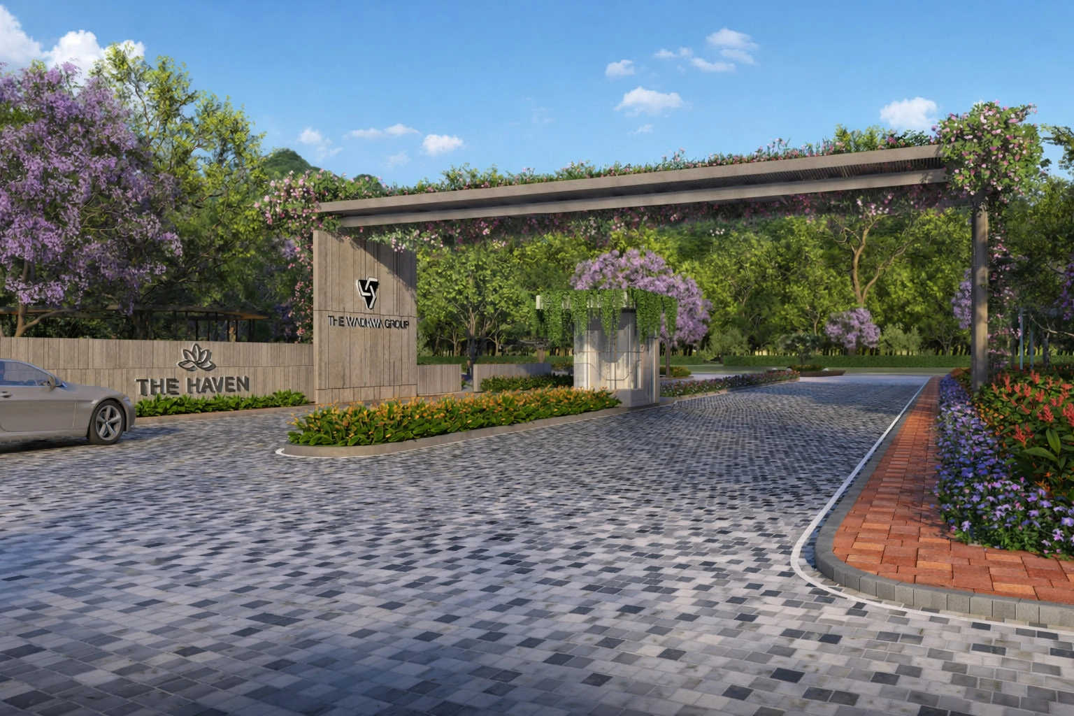 Wadhwa The Haven Panvel - Project Entrance View