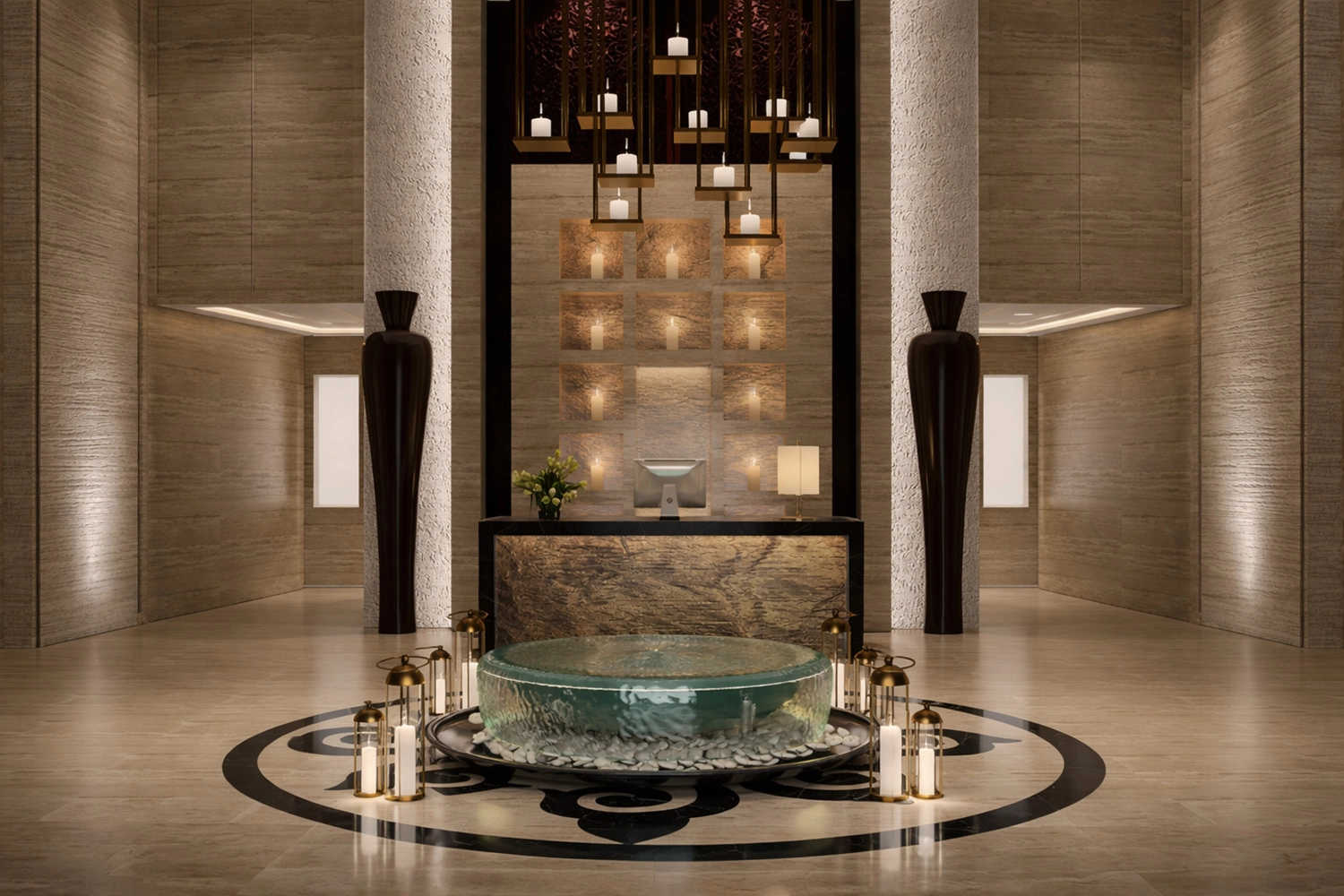 Satyam Queens Necklace Kharghar - Tower Entrance Lobby