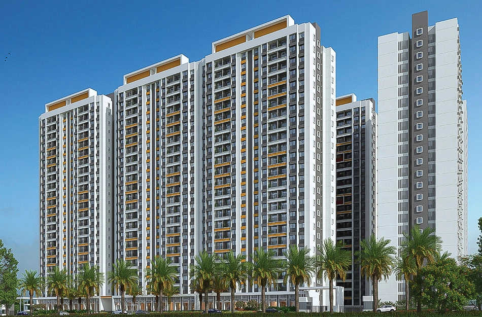 Pride World City Charholi - Elevation