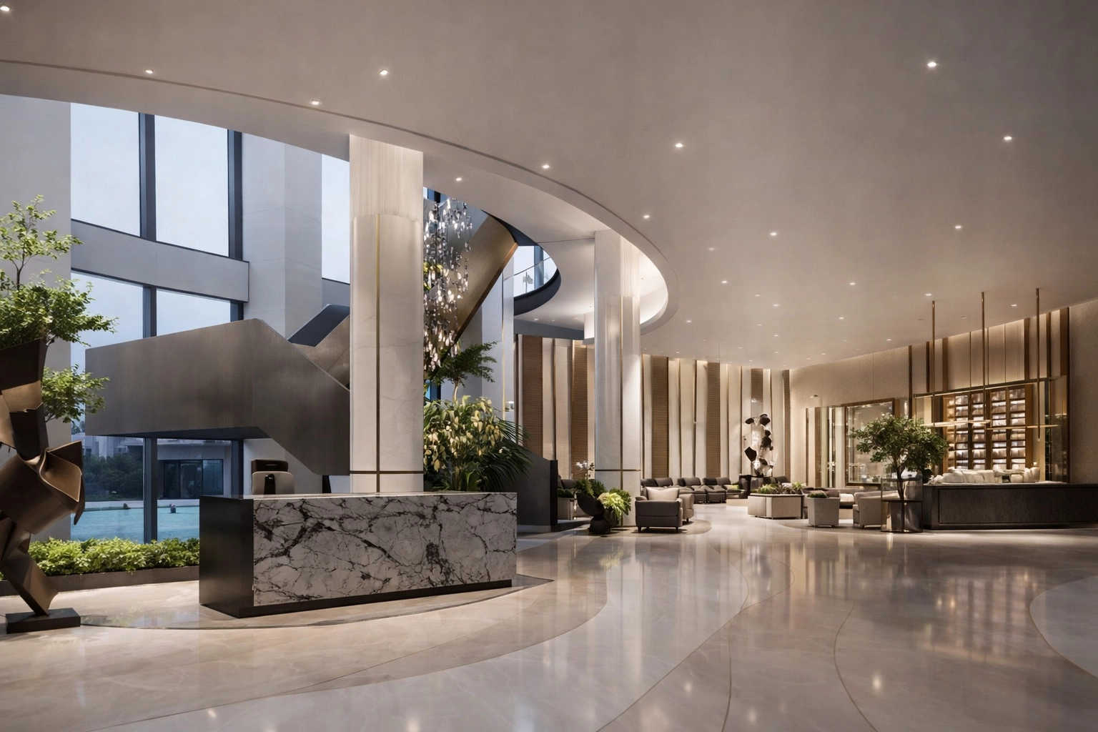 The Westin Residences Sector 103 Gurgaon - Tower Entrance Lobby