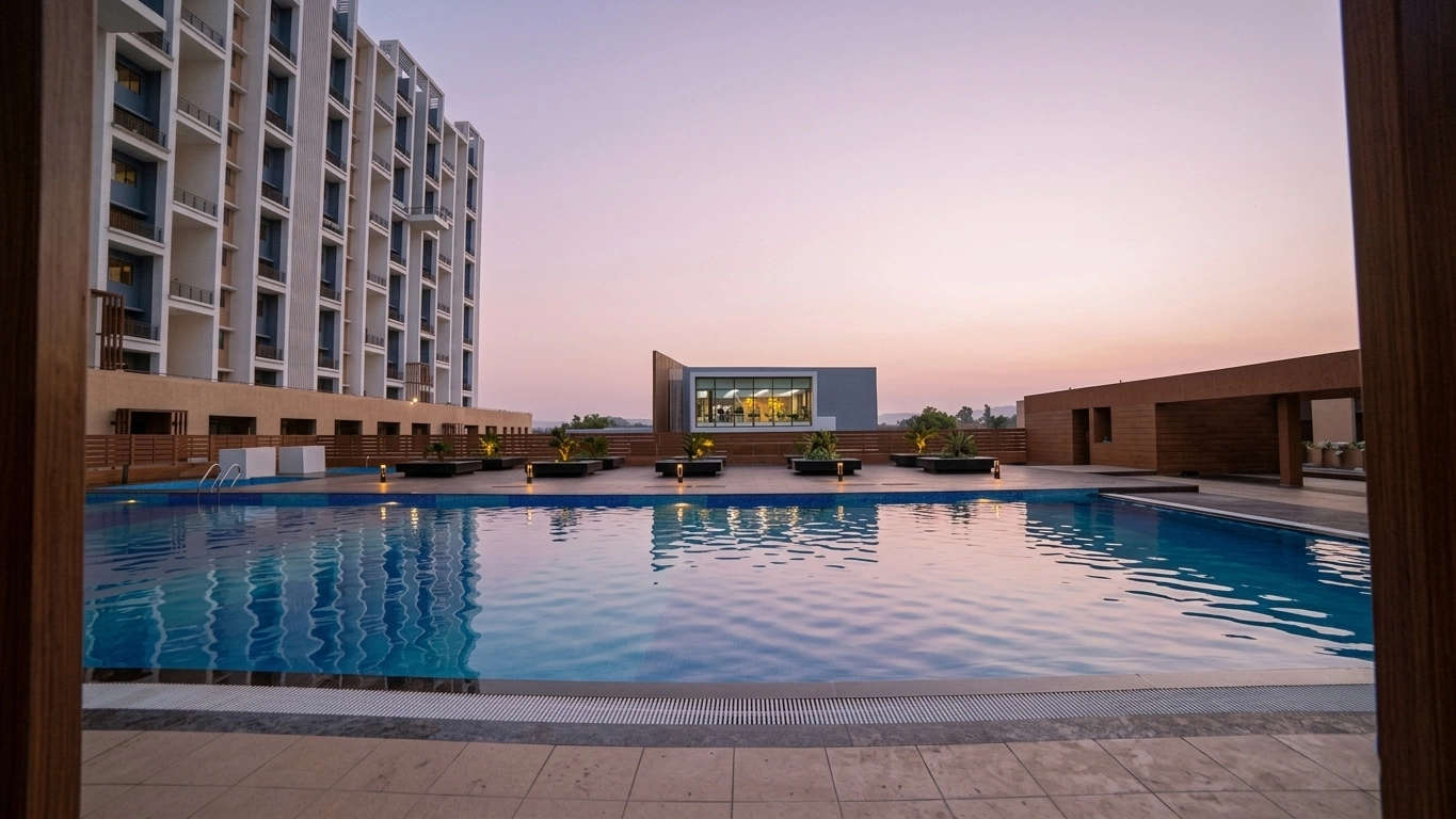 Peninsula Ashok Meadows Hinjewadi - Swimming Pool