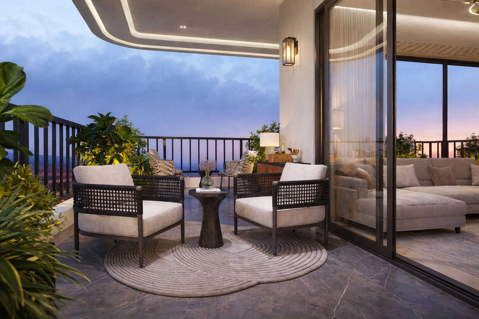 Sobha Rivana Sector 1 Greater Noida W - Balcony