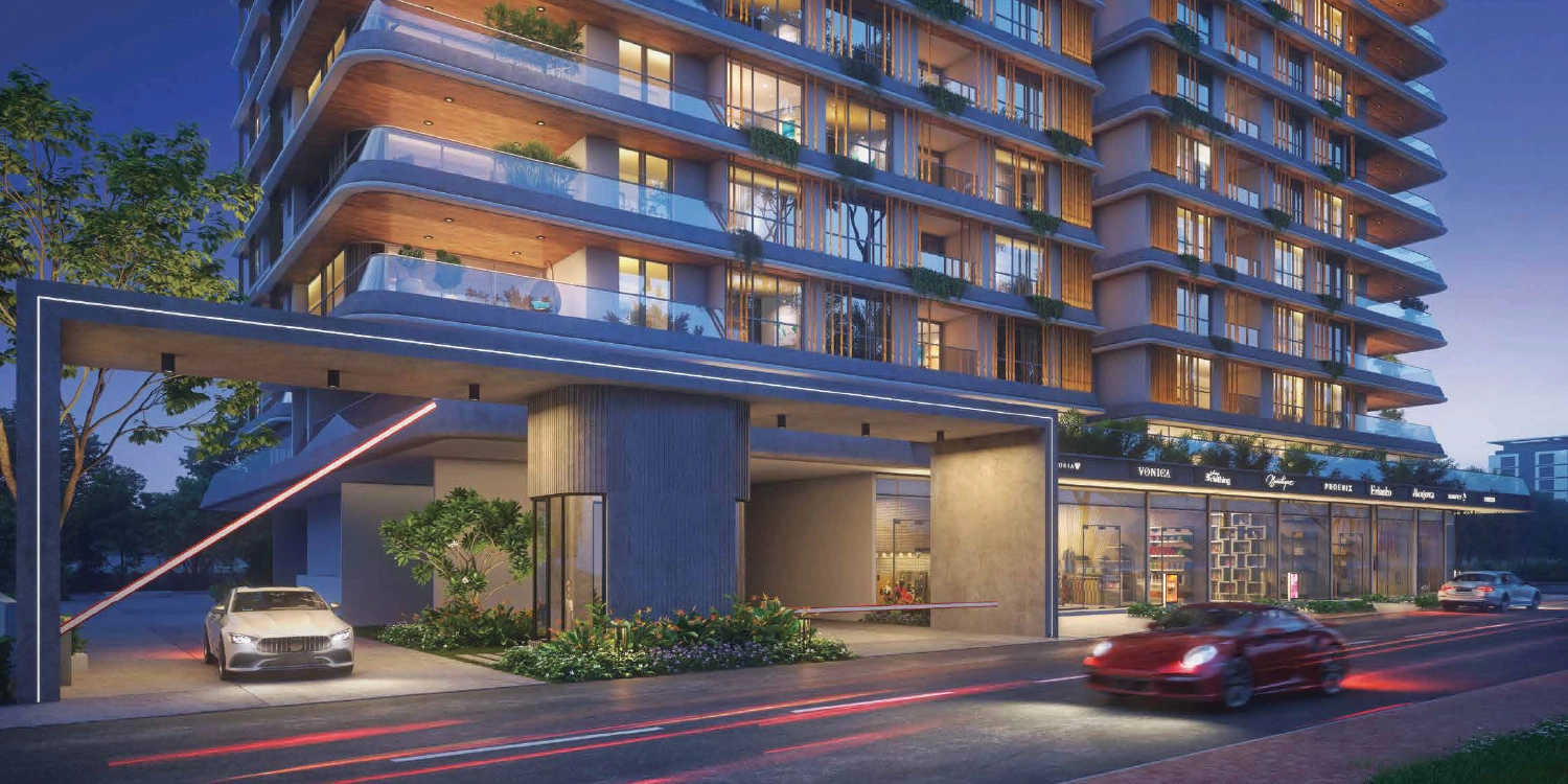 Platinum The Reserve Kharghar - Project Entrance View