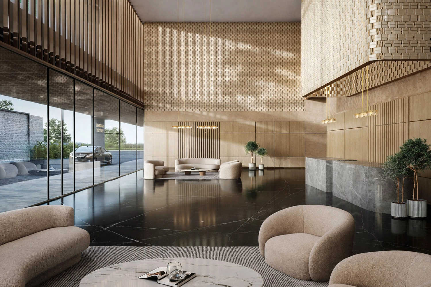 Platinum The Reserve Kharghar - Tower Entrance Lobby