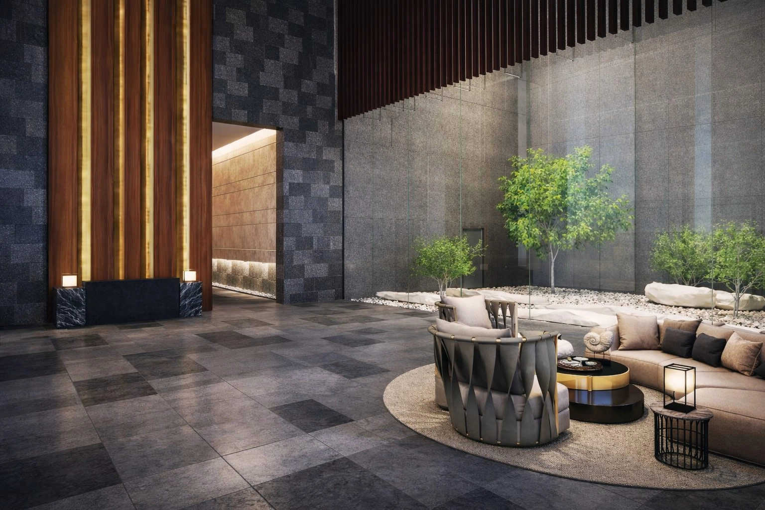 SRIAS IWA Khajaguda - Tower Entrance Lobby