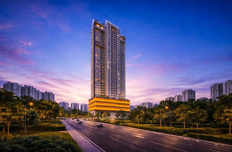 Veena One Luxe Andheri - Elevation 2