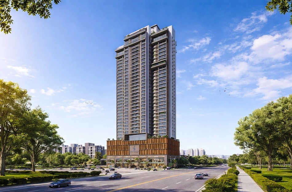 Veena One Luxe Andheri - Elevation 3