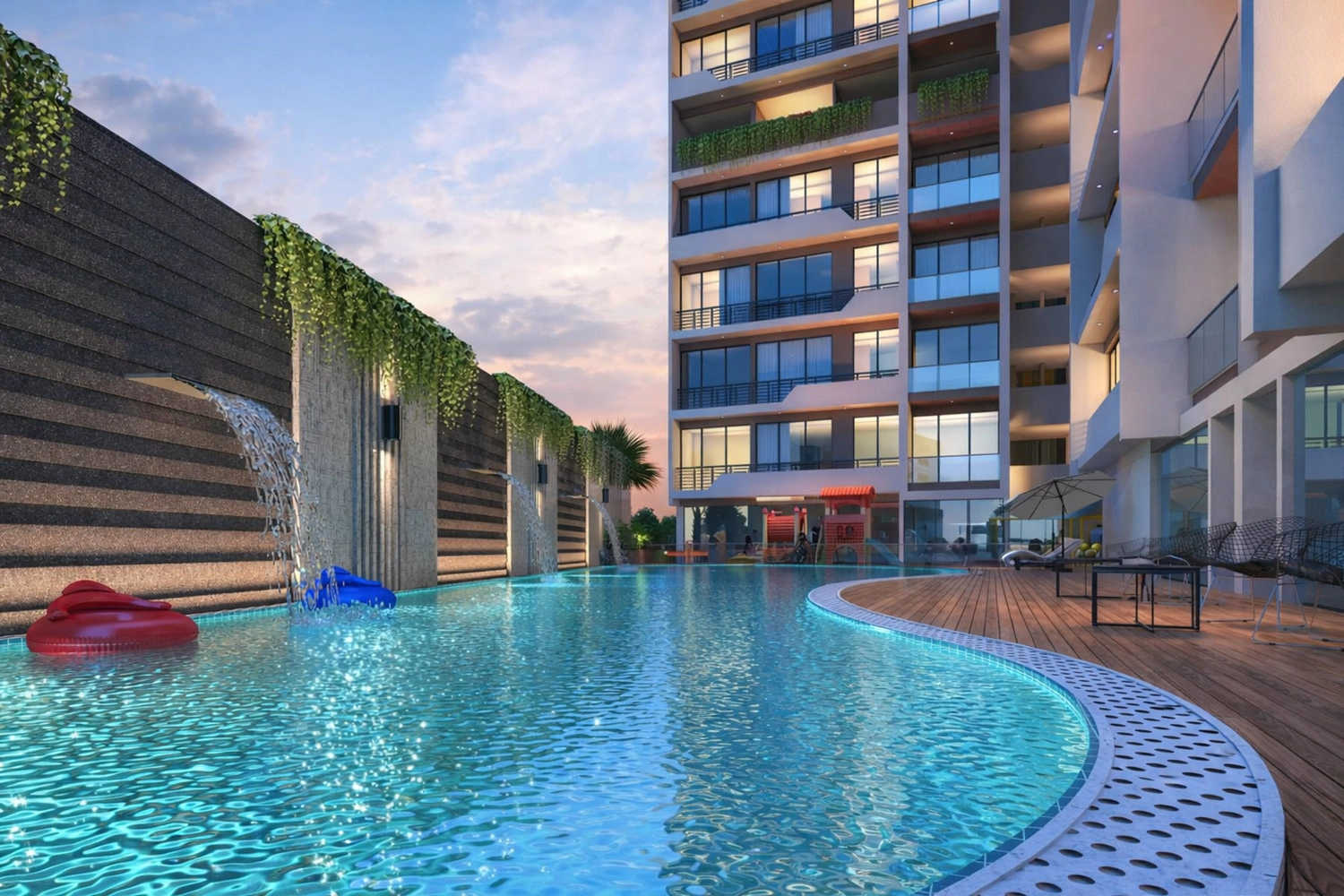 Future Crystal Corner Kharghar - Swimming Pool