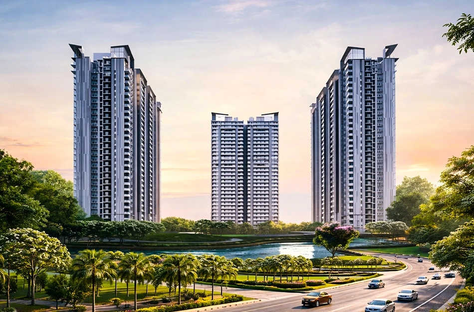 M3M Golf Hills Sector 79 Gurgaon - Elevation