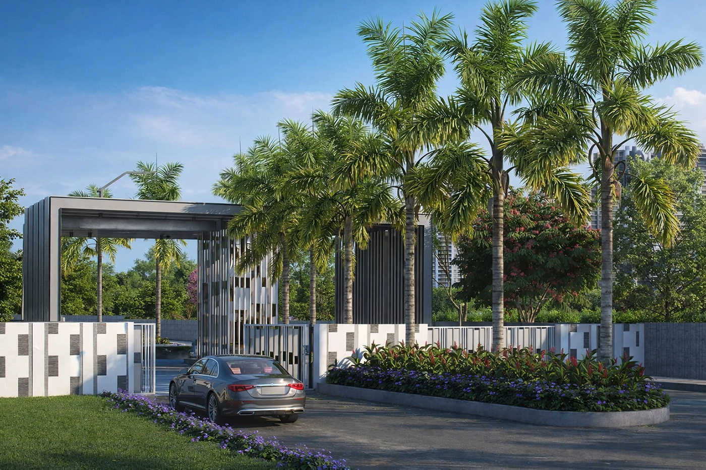 Kumar Magnacity Manjri - Project Entrance View