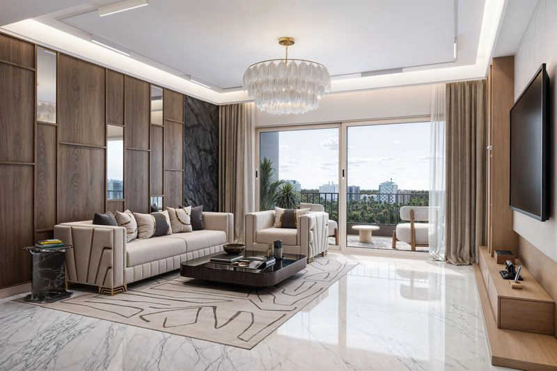 Ajmera Marina Yelahanka - Living Room