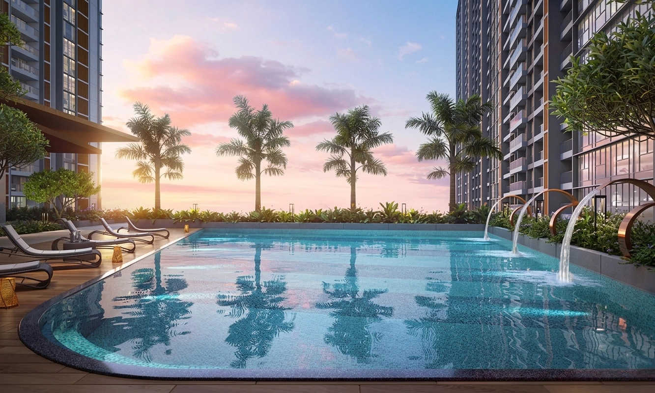 Majestique Evolvus Kharadi - Swimming Pool