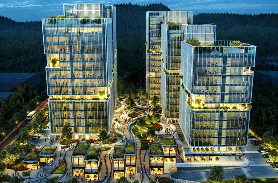 Sunrise Corporate Park Wagle Estate - Elevation