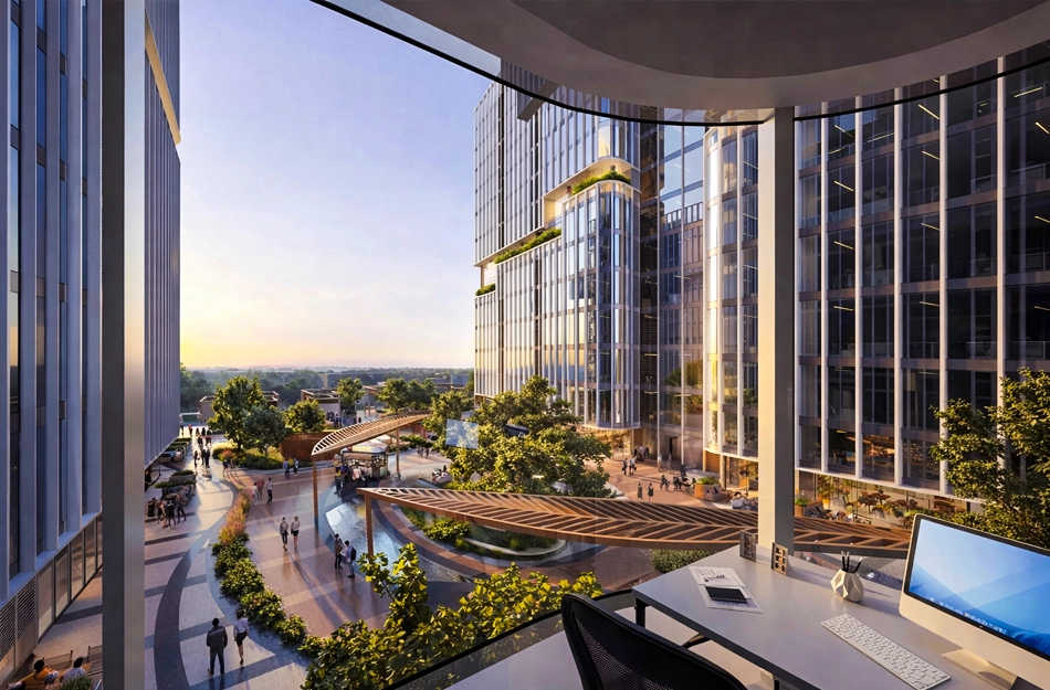 Sunrise Corporate Park Wagle Estate - Elevation 4
