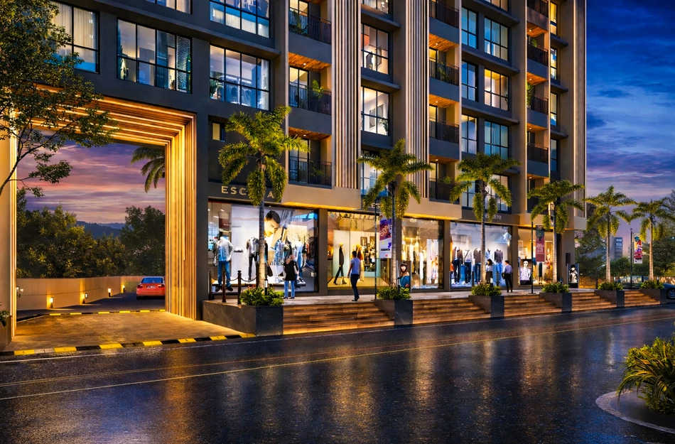 Vihang Evana Ghodbunder Road - Project Entrance View