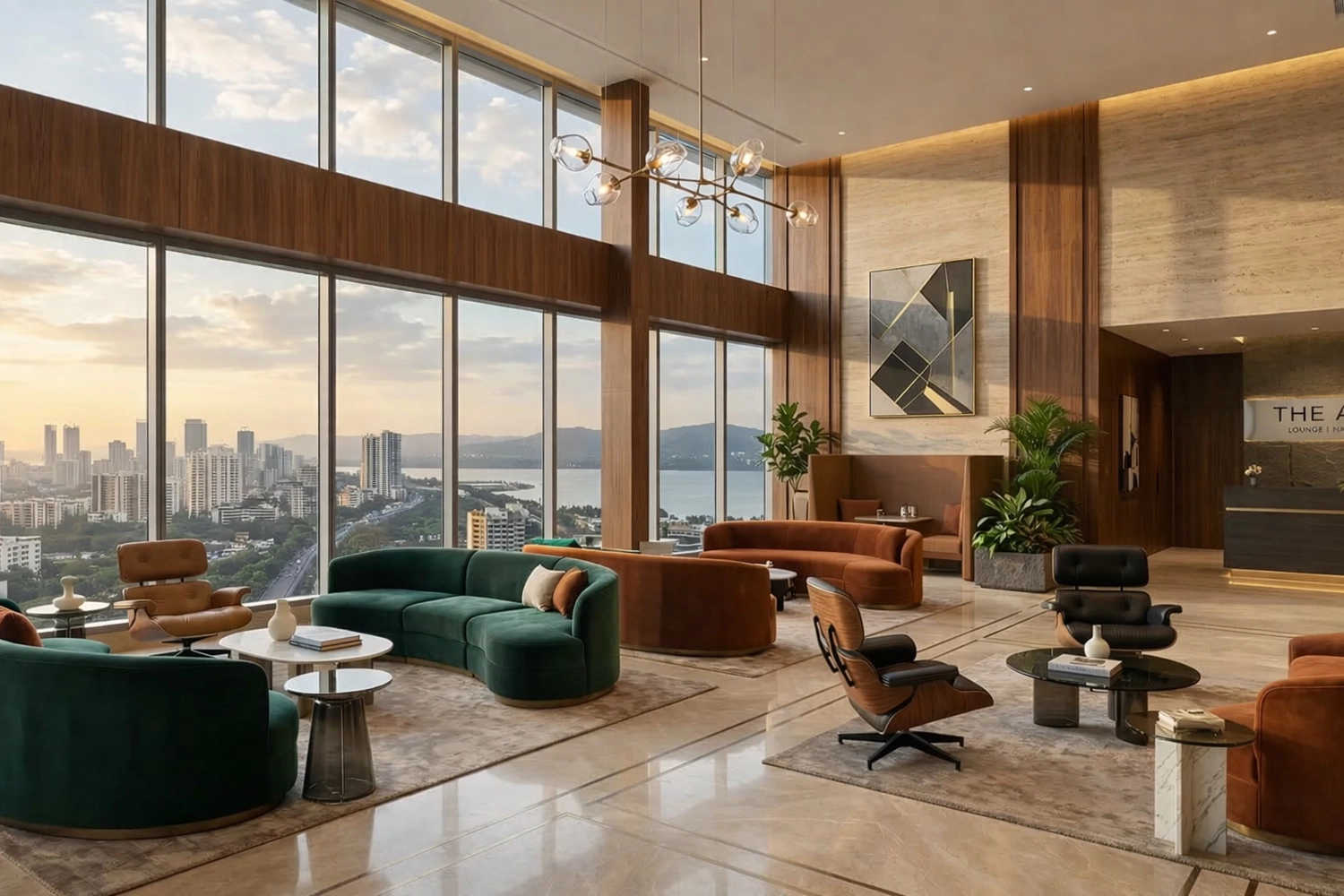 Aakar 88 Belapur - Living Room