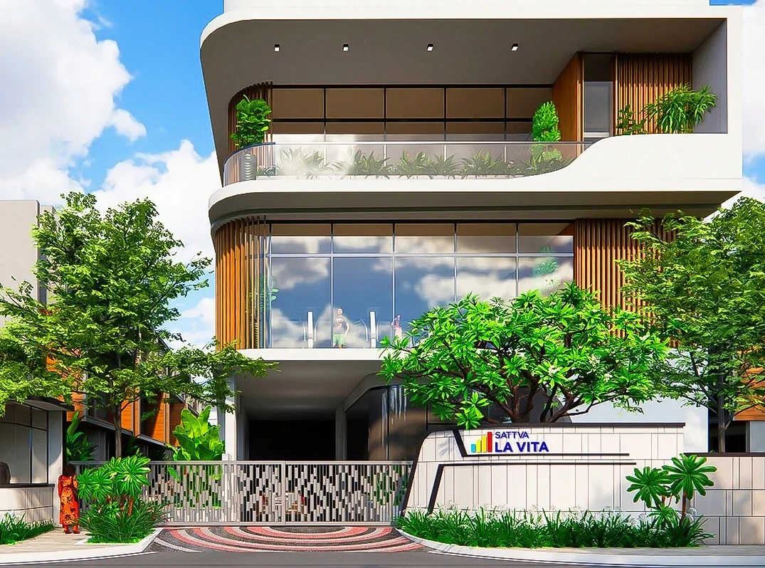 Sattva La Vita Byrathi - Project Front View