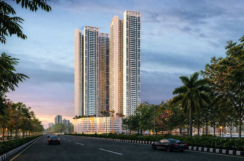 Dosti 604 Wagle Estate - Elevation 2