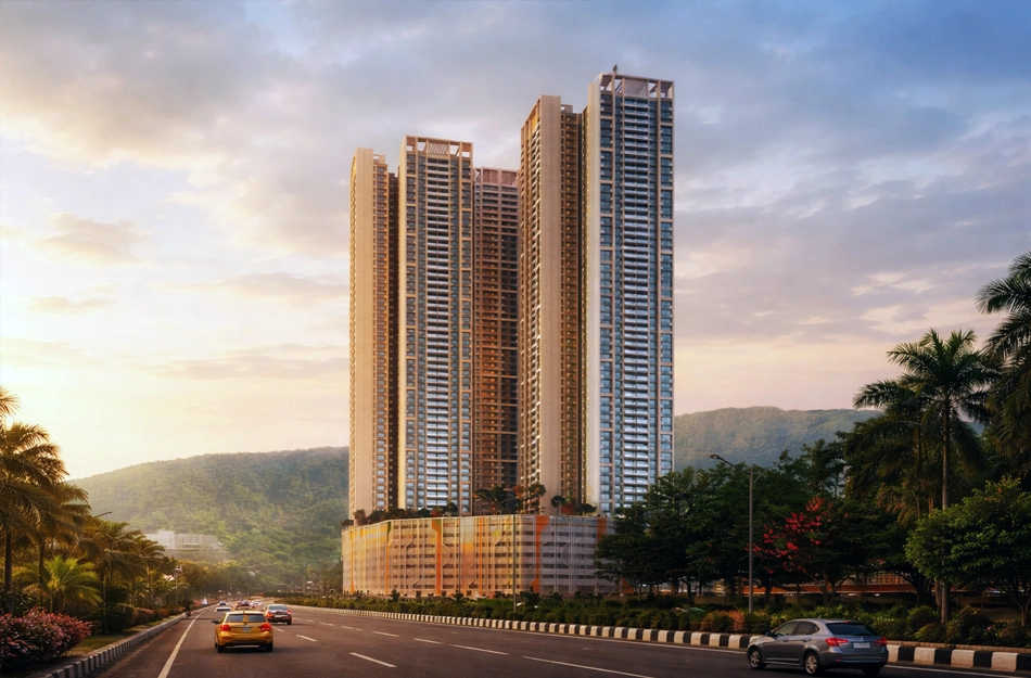 Dosti 604 Wagle Estate - Elevation